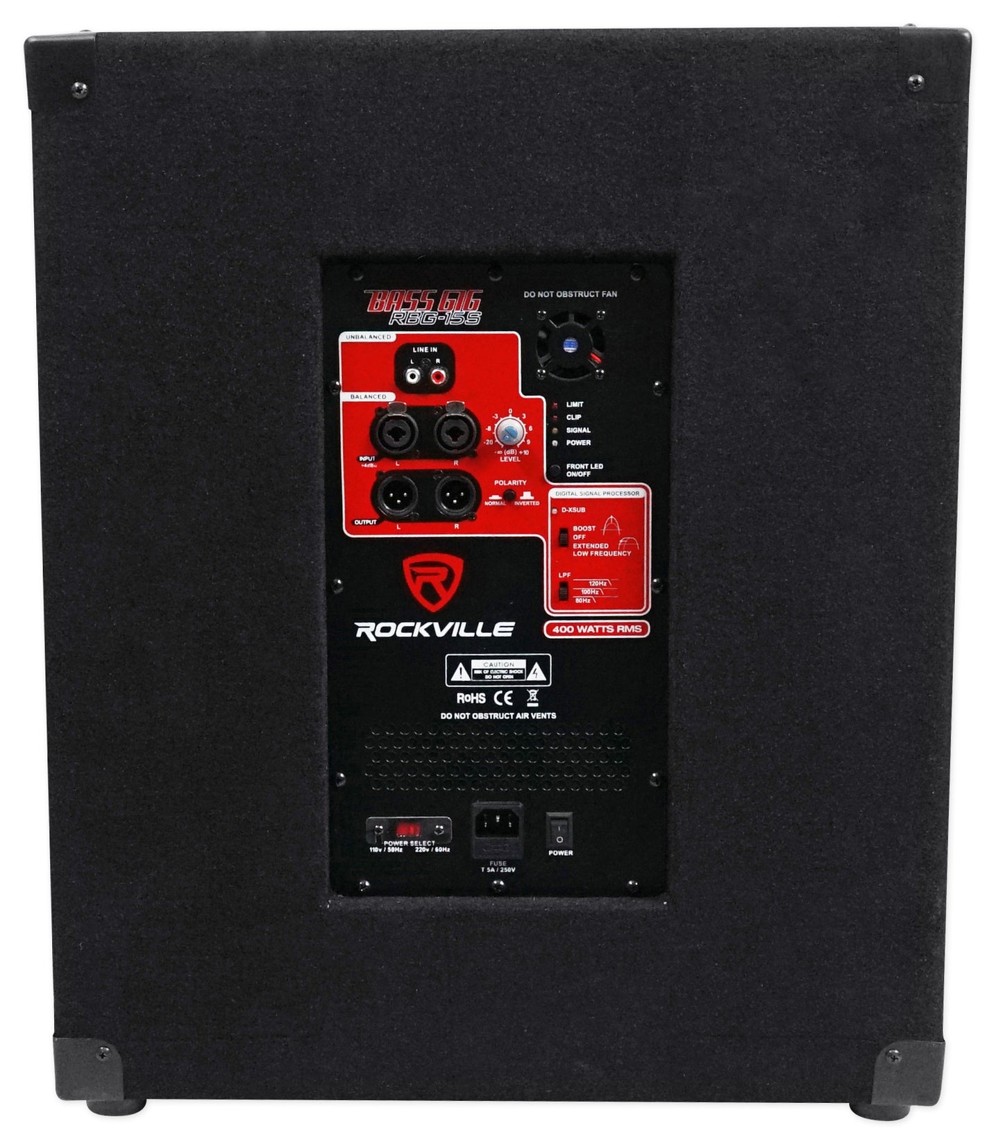 RPG12 4-Pack + RBG15S Subwoofer Bundle