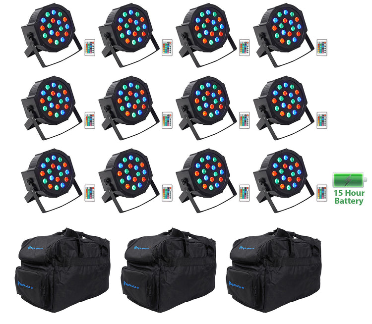BATTERY PAR 50 12-Pack + RLB30 Lighting Bags Bundle
