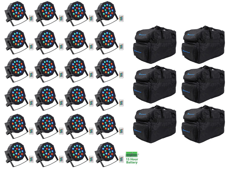 BATTERY PAR 50 24-Pack + RLB30 Lighting Bags Bundle