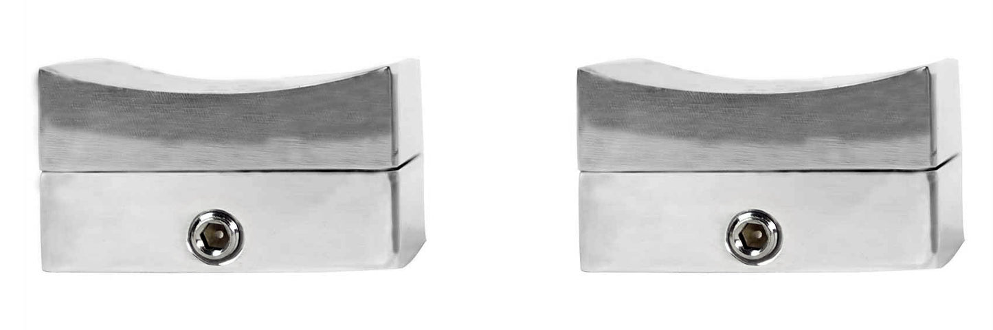 MAC65S Polished 6.5" Tower Speaker Pods 2-Pack + MAC360C Swivel Clamps Bundle