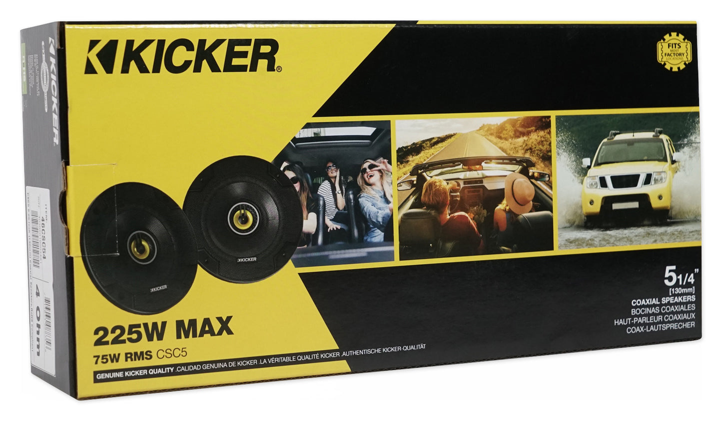 MAC525S 5.25" Chrome Wakeboard Pods 2-Pack + 360° Swivel Clamps Bundle