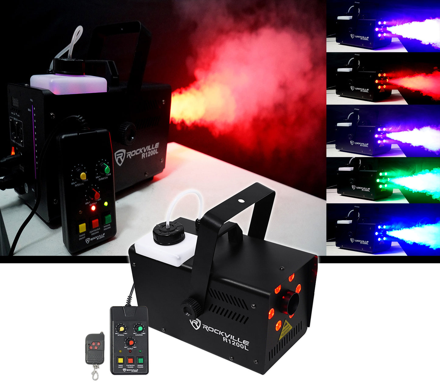 R1200L + Waterproof Fog Machine Bag Bundle