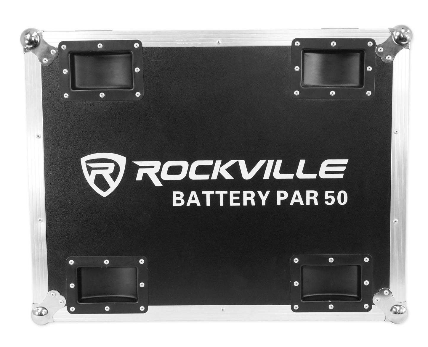 BATTERY PAR 50 Mixed 10-Pack + Charging Road Case Bundle