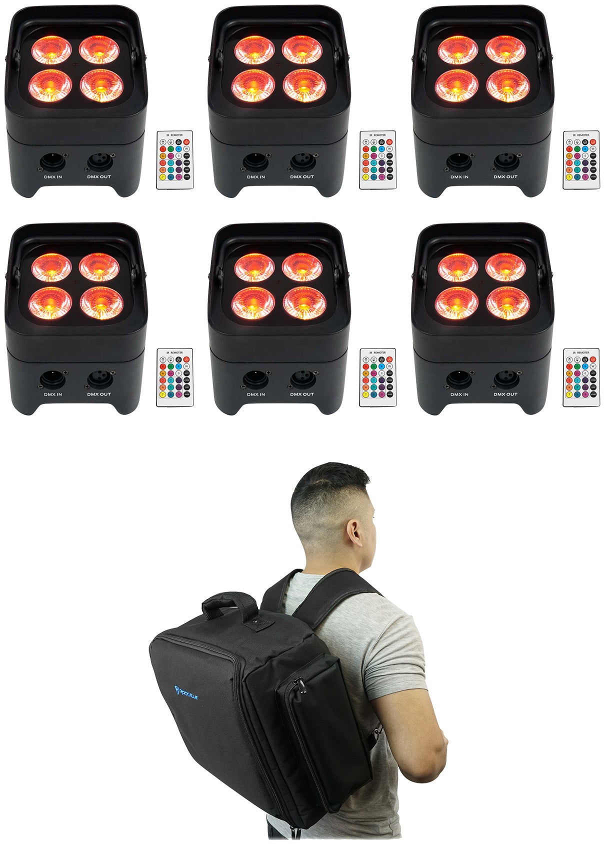 BEST PAR 50 6-Pack + RLBP6 Backpack Bundle