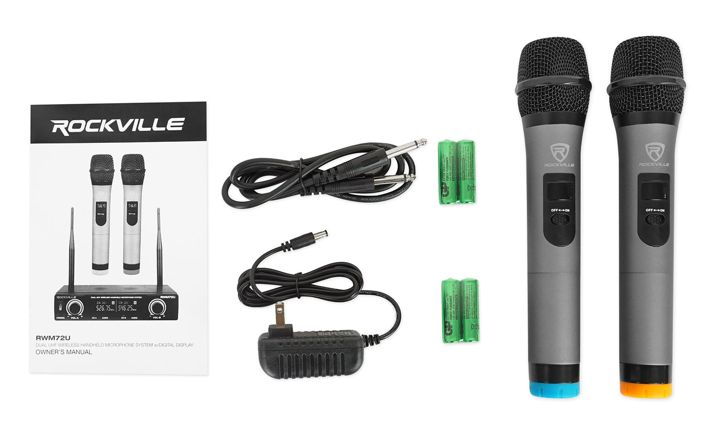 Mackie ProFX16v3 16-Channel 4-Bus Effects Mixer w/USB+Dual Wireless UHF Mics
