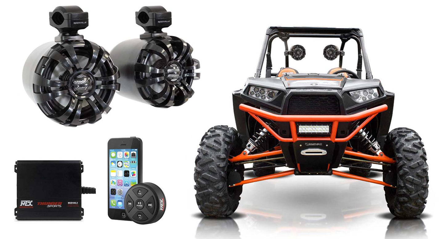 WB65 Black 2-Pack + MUDBTRC Bluetooth Controller Bundle