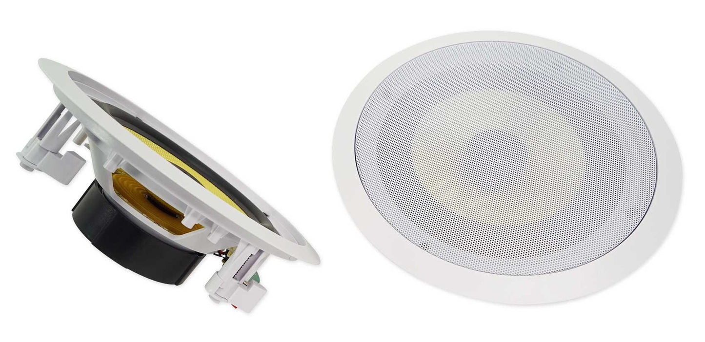 RPA60BT Receiver + HC85B‑LED 4-Pack In‑Ceiling Speakers Bundle