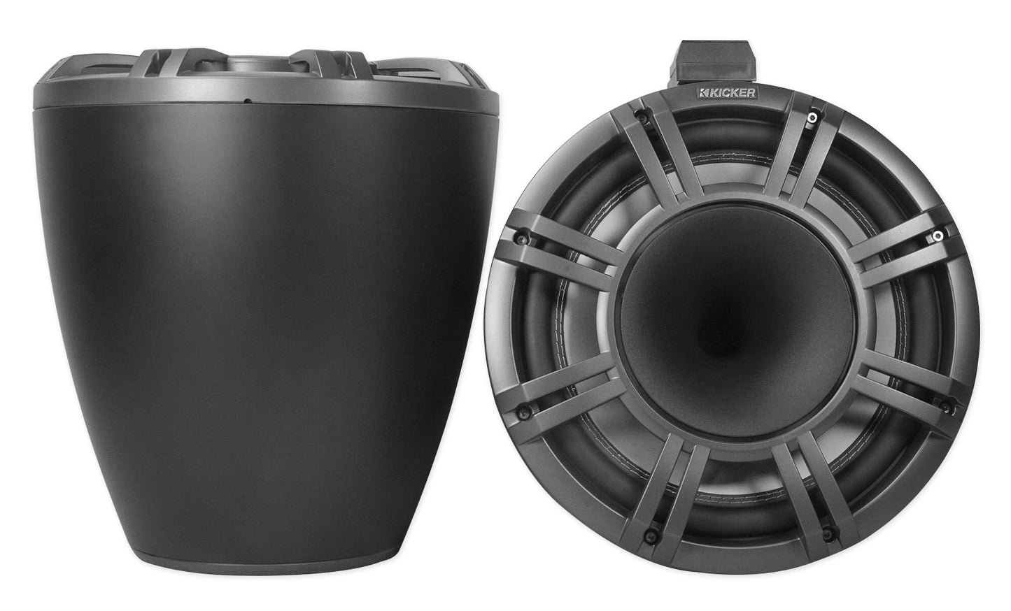 KICKER KMTC11 HLCD 11" Wakeboard Tower Speakers+4) 8" LED Speakers+6-Channel Amp