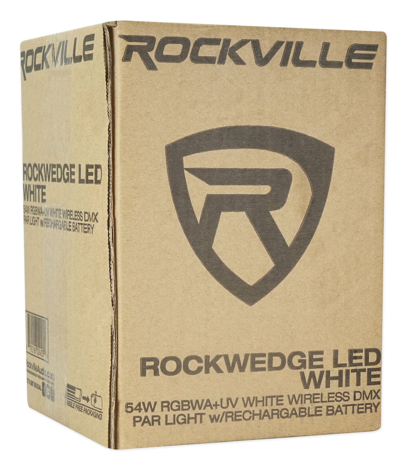 RockWedge LED White 2-Pack + ROCKFORCE W4 Controller Bundle