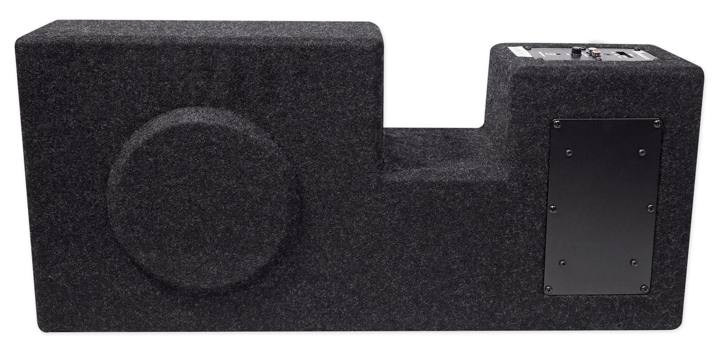 10 inch MTX Subwoofer+Sealed Sub Enclosure For 09-15 Ford F-150 Super Cab+ROCKBAR