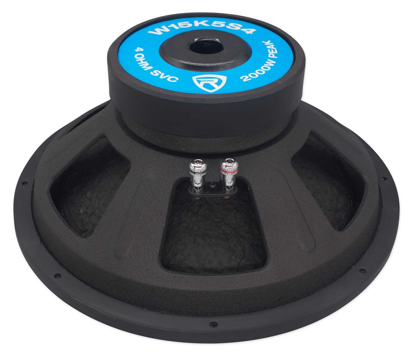 Rockville W15K5S4 2-Pack + dB14 Amp + RWK41 + RDVB15 Vented Bundle