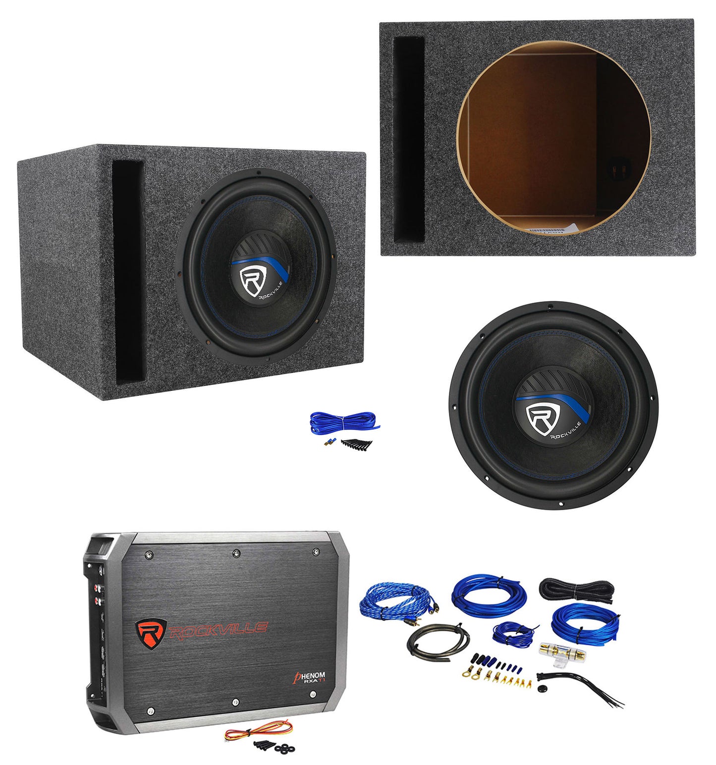 K5 W12K5S4 12" Subwoofer + RXA‑T1 Amplifier Bundle