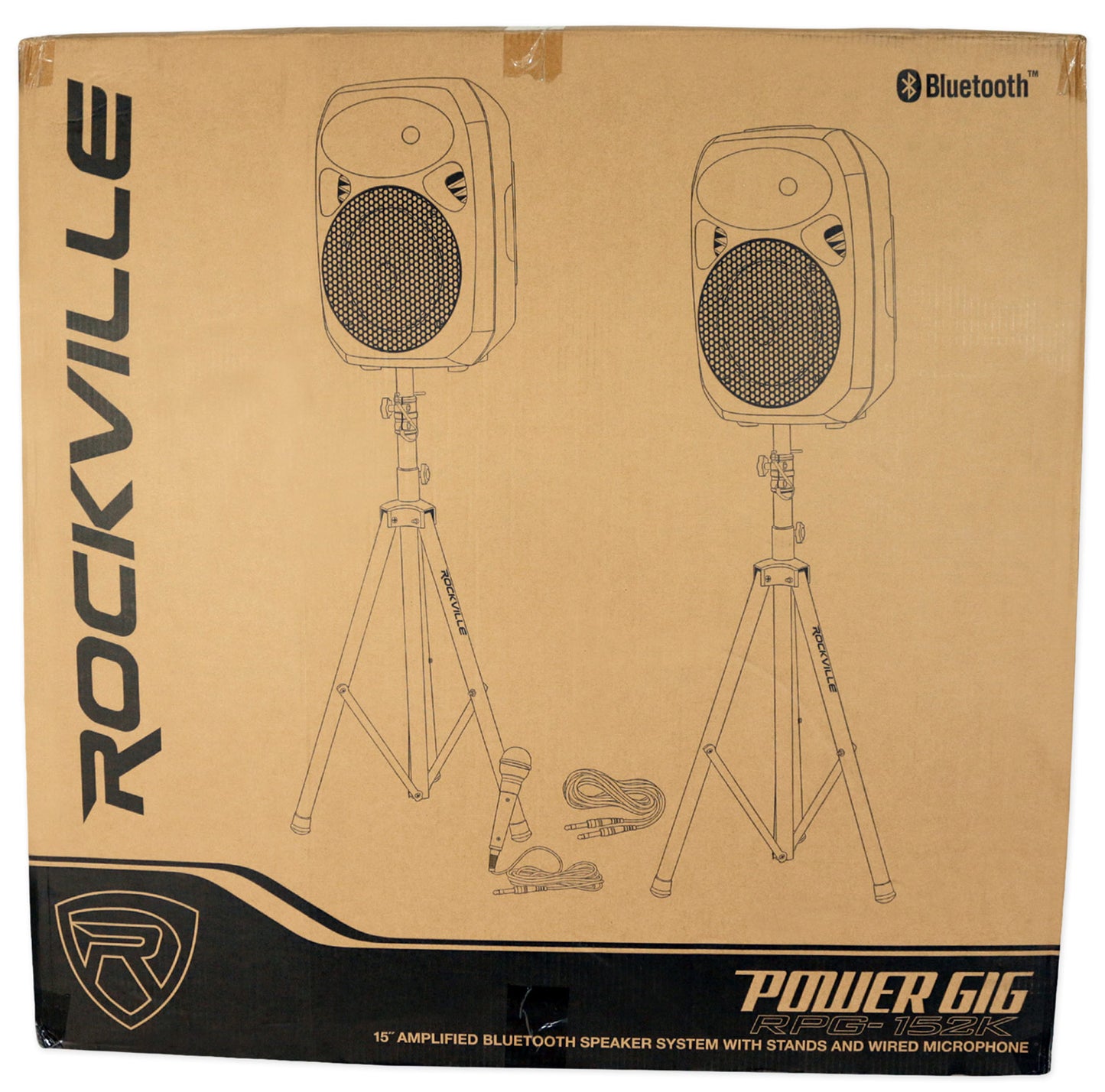 RPG152K Dual 15" System + ROCKBOOTH DJ Facade Bundle