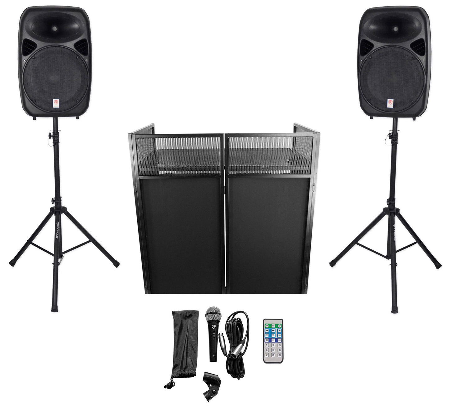 RPG152K Dual 15" System + ROCKBOOTH DJ Facade Bundle