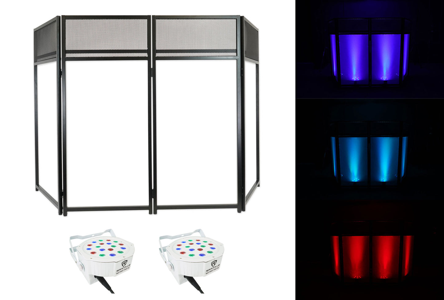 ROCKBOOTH + BATTERY PAR 50 White 2-Pack Bundle