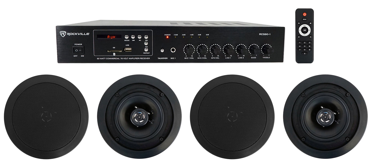 CC525T Black 4-Pack + RCS80-1 Bundle