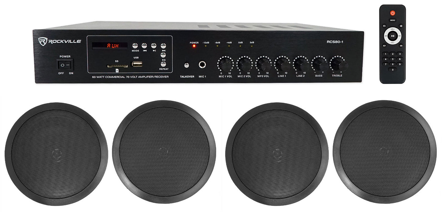 CC80T Black 2-Pack + RCS80-1 Bundle