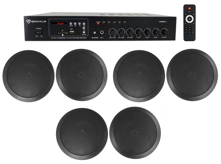 CC65T Black 6-Pack + RCS80-1 Bundle