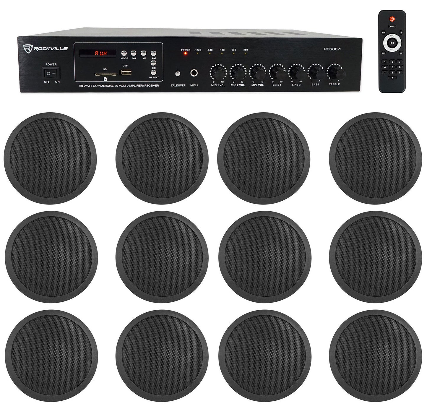 CCL5T Black 6-Pack + RCS80-1 Bundle