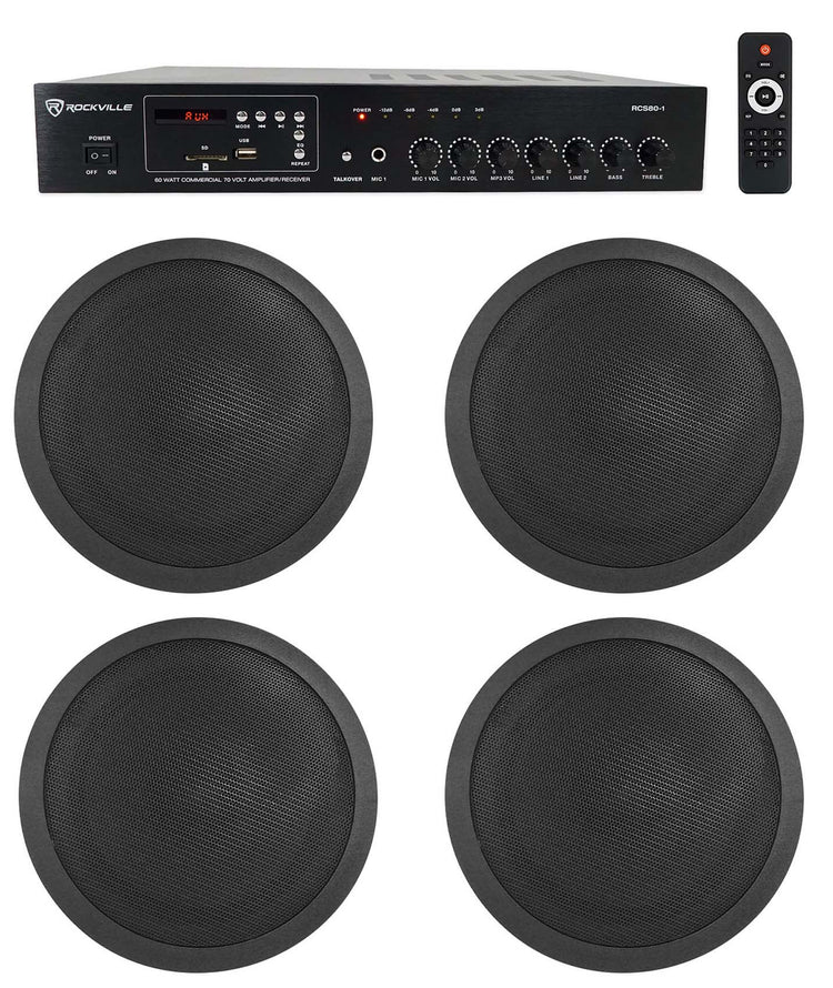 CCL5T White 4-Pack + RCS80-1 Bundle