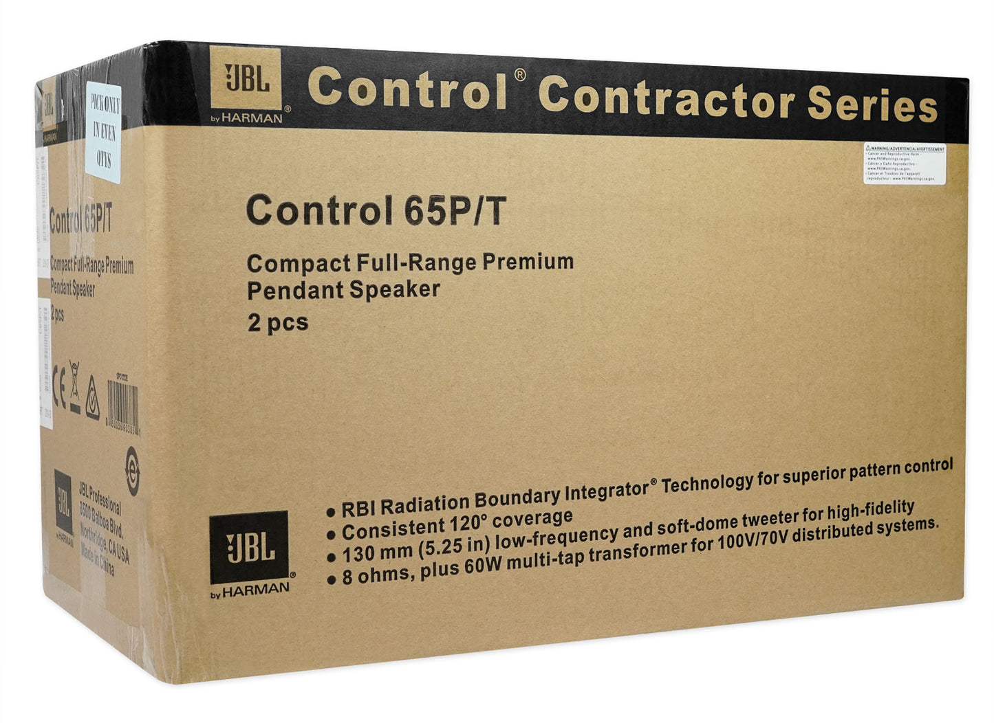 ROCK MATRIX 4 + Control 65 P/T Black 6-Pack Bundle