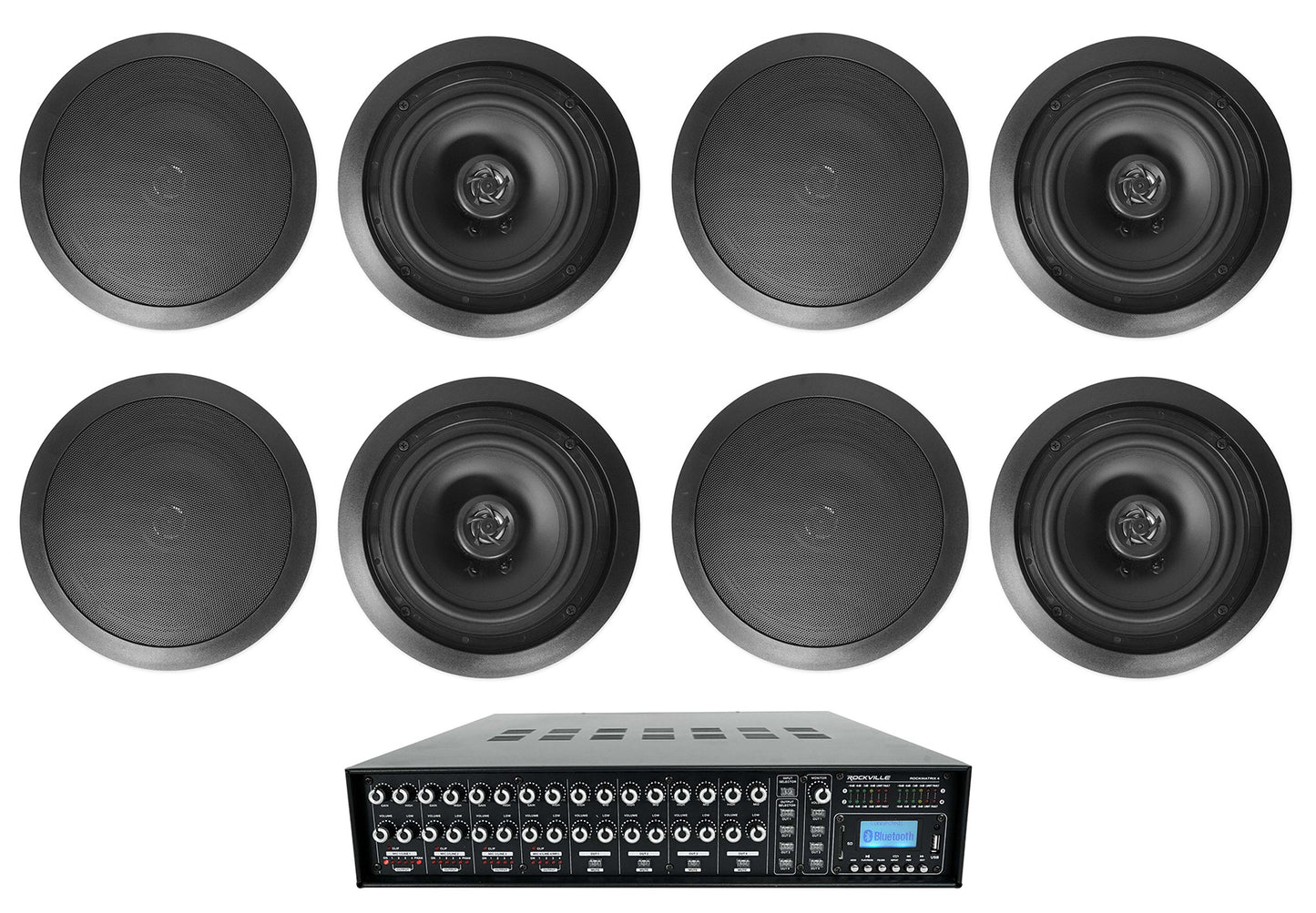 ROCK MATRIX 4 + HC655 Black 8-Pack Bundle