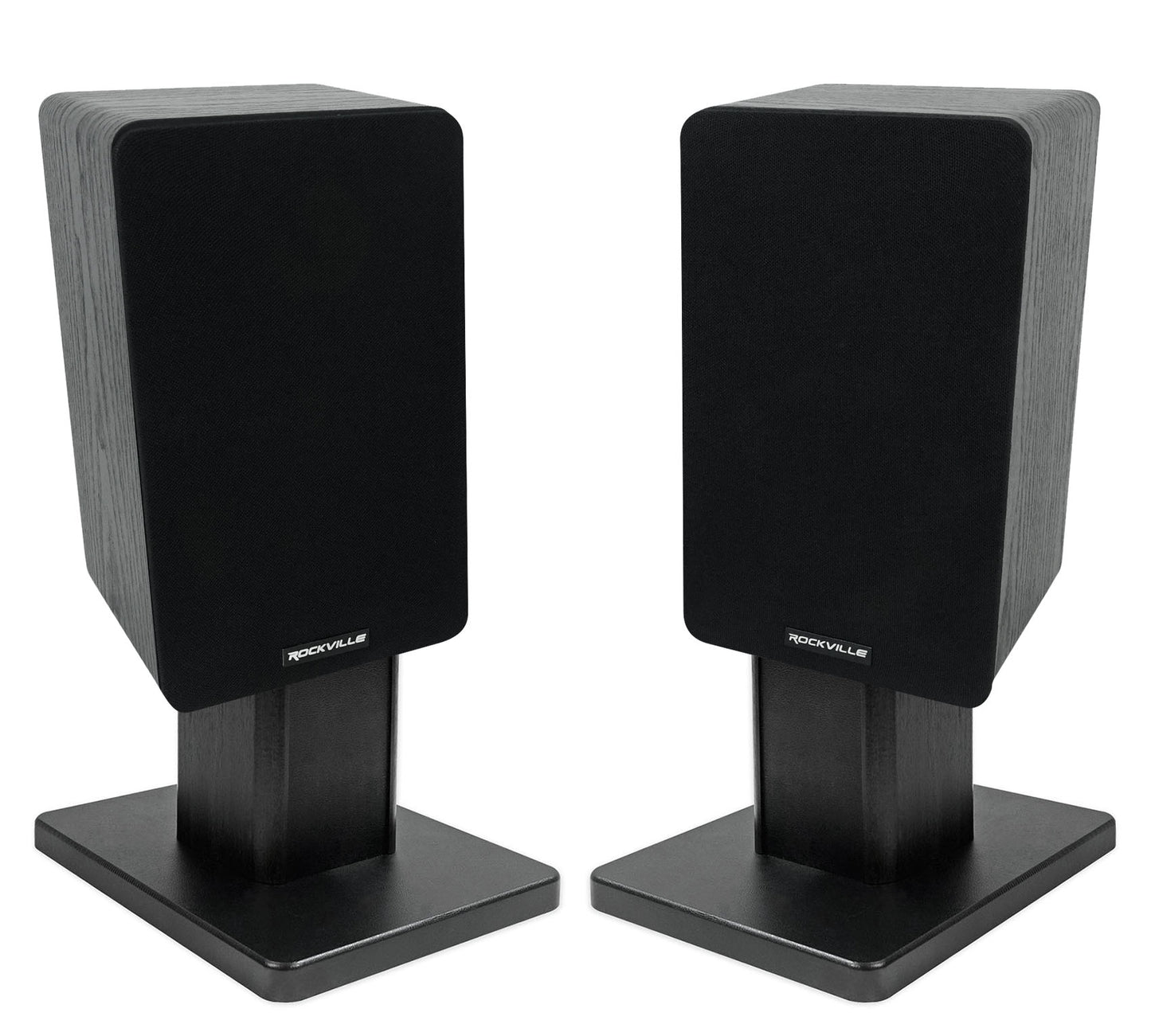 RockShelf 58B Black 2-Pack + RHT8B Desktop Stands Bundle