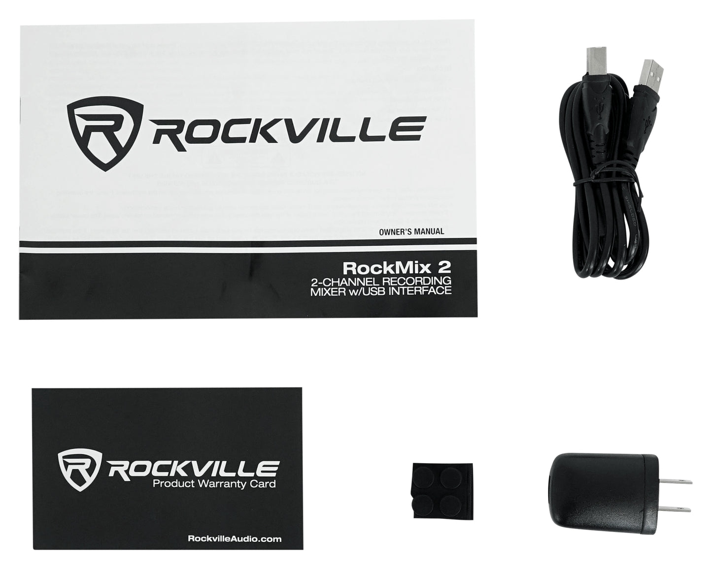 Two‑Person Podcast Kit + RockMix 2 Mixer Bundle