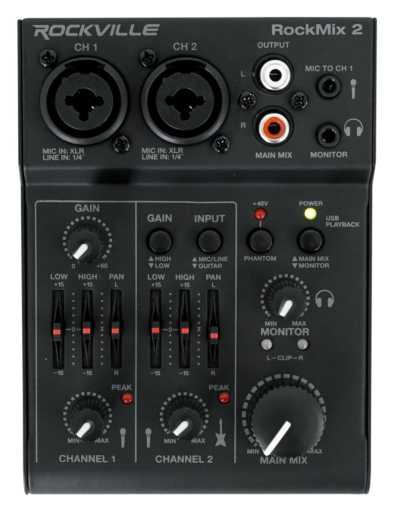 2-Person Podcast Kit + USB Interface Mixer Bundle