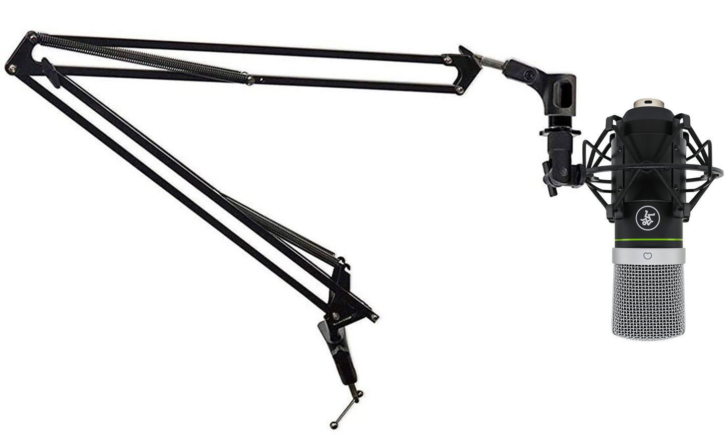 Mackie EM-91CU USB Condenser Recording Zoom Podcast Microphone Mic+Boom Arm