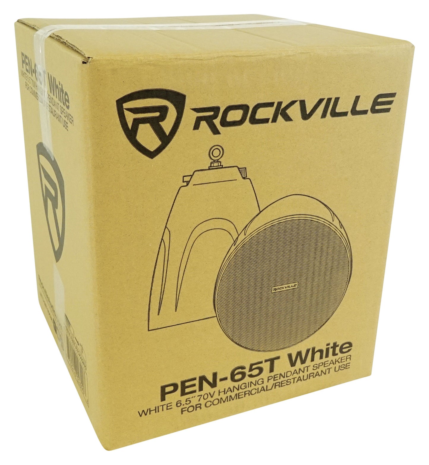 RCS80-1 60W Amplifier 3-Pack + PEN-65T White Pendant Speaker Bundle