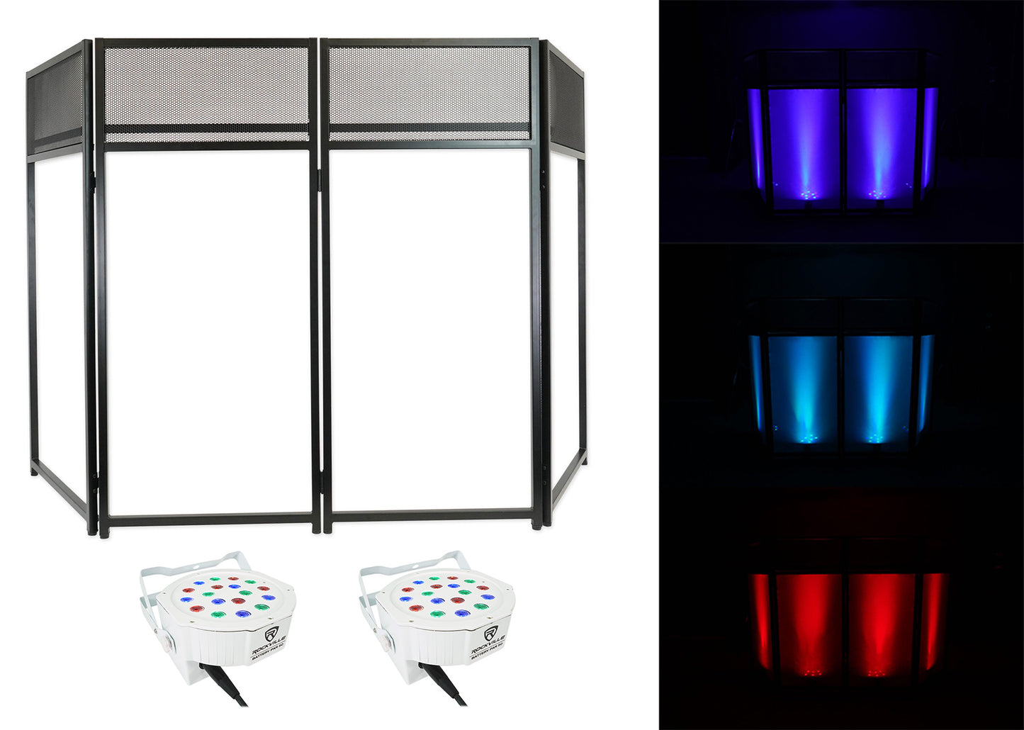 ROCKBOOTH XL + BATTERY PAR 50 White 2-Pack Bundle