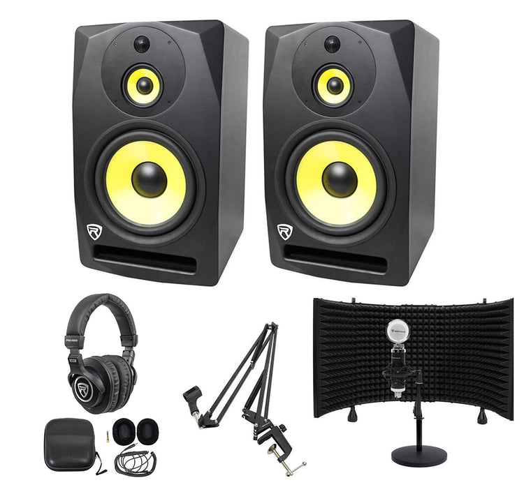 DPM10B Black 2-Pack + Samson MD5 Mic Stand Bundle