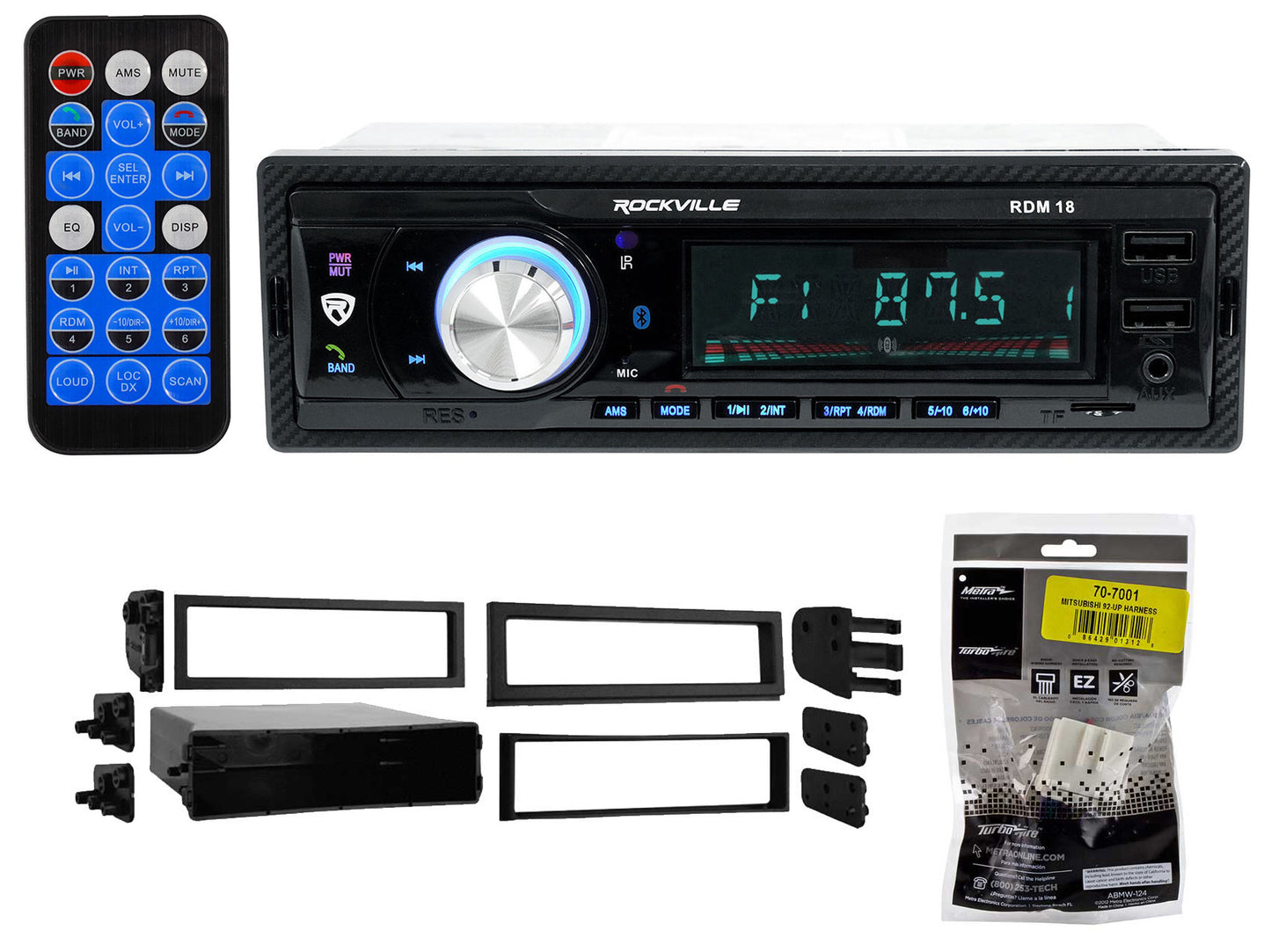 RDM18 Digital Media Receiver + Mitsubishi Install Kit Bundle