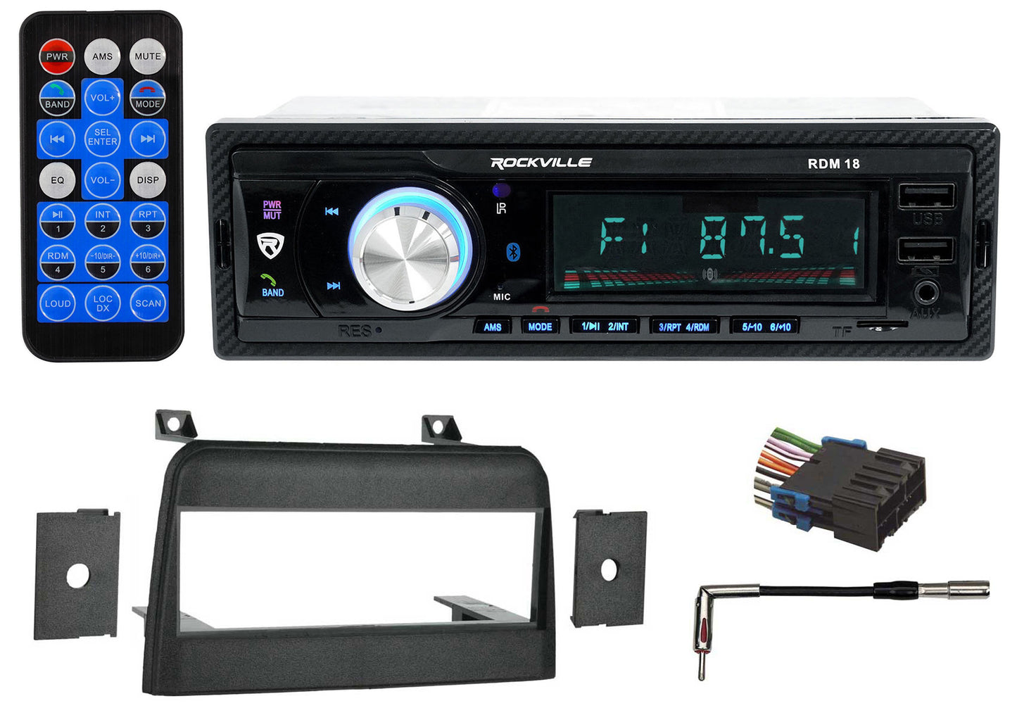 RDM18 Digital Media Receiver + Saturn Install Kit Bundle