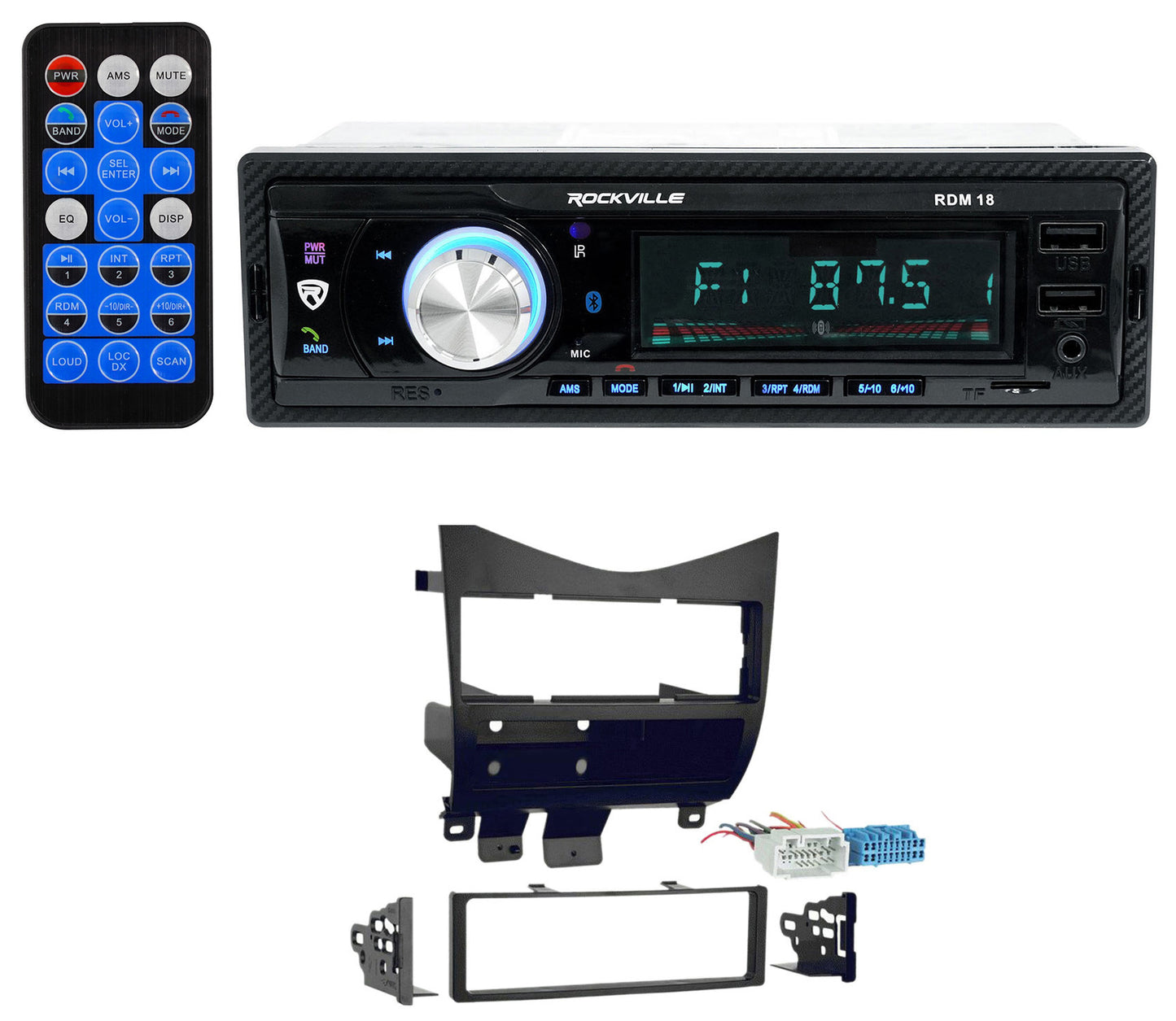 RDM18 Digital Media Receiver + Honda Accord Dash Kit Bundle