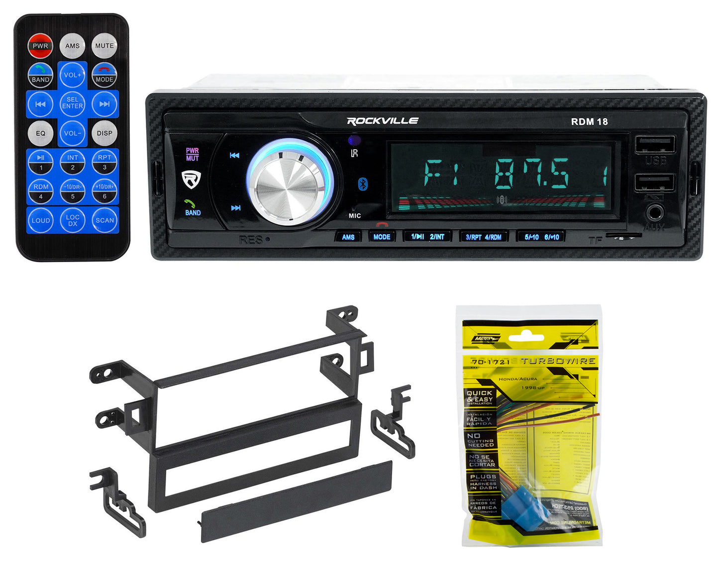 RDM18 Digital Media Receiver + Honda Accord Install Kit Bundle
