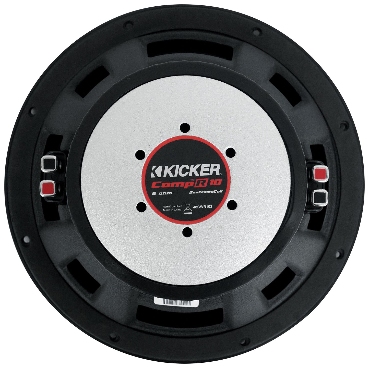 Kicker 48CWR102 COMPR10 10" 800w DVC 4 Car Subwoofer Sub+Mono Amplifier+Amp Kit