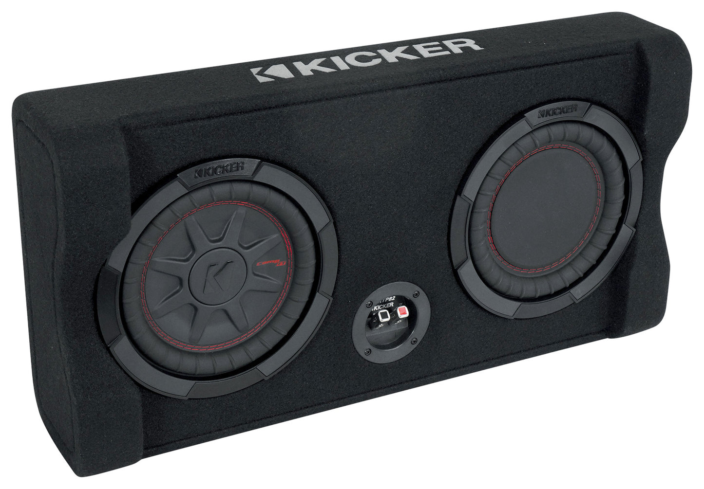Kicker 48TRTP82 TRTP 8" Down Firing Subwoofer in Sub Enclosure+Amplifier+Amp Kit