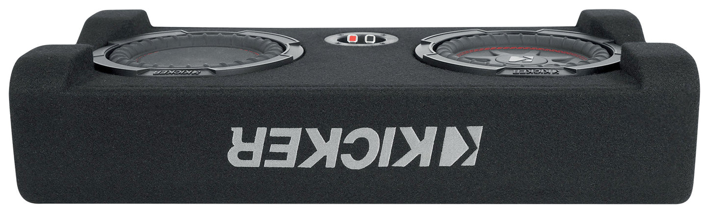 Kicker 48TRTP82 TRTP 8" Down Firing Subwoofer in Sub Enclosure+Amplifier+Amp Kit