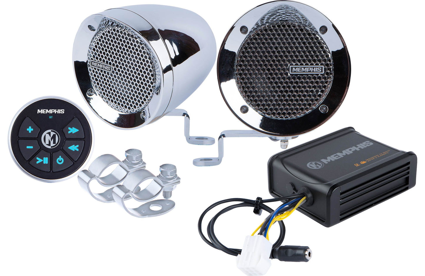 Memphis MXABMC2BT (2) Speakers+Amp+Bluetooth Control + Home Speakers