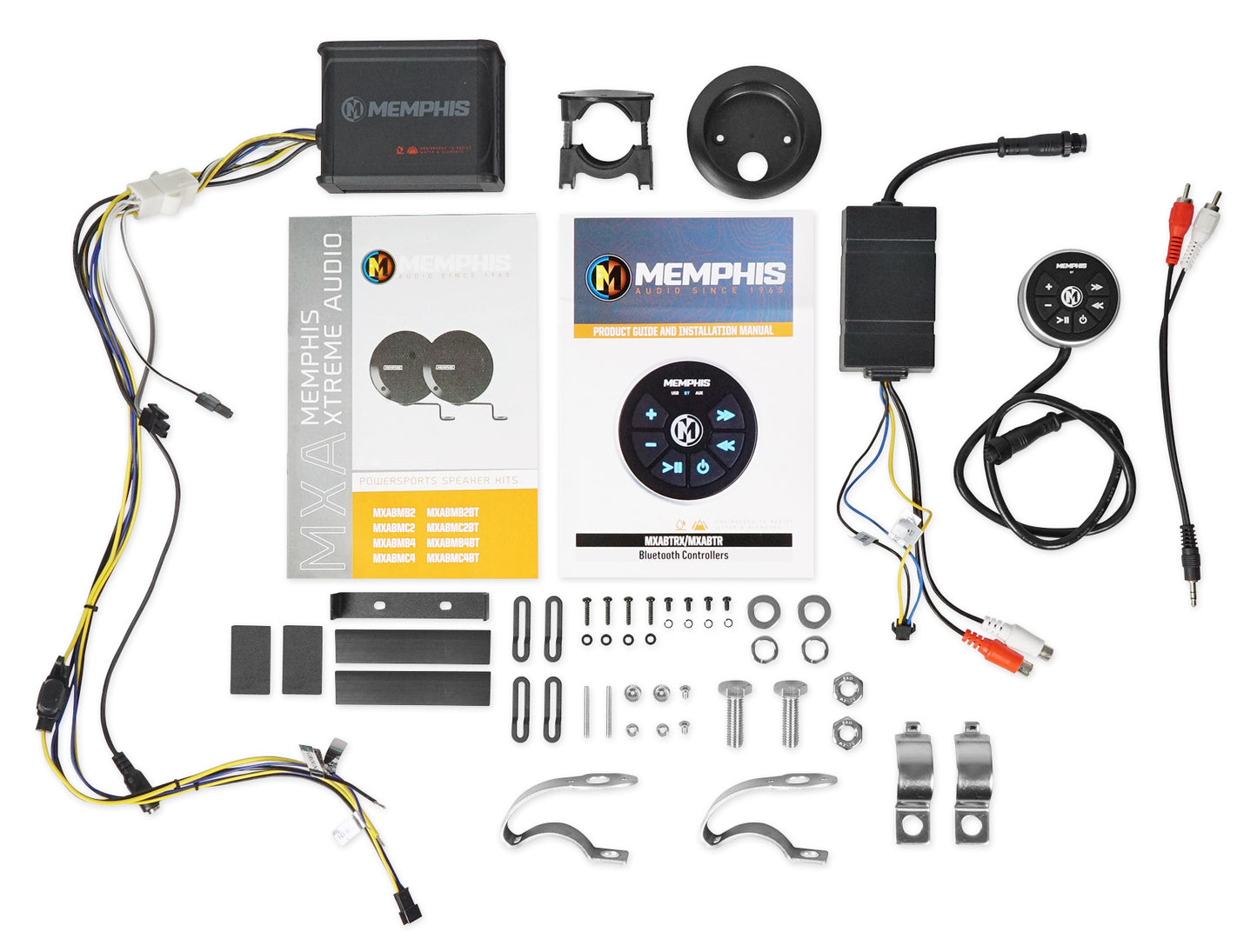 Memphis MXABMC2BT (2) Speakers+Amp+Bluetooth Control + Home Speakers