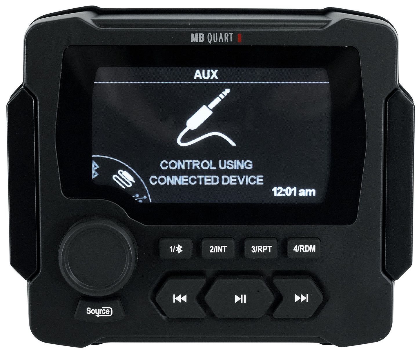MB Quart GMR-LED Marine/Boat Receiver w/Bluetooth/USB+(4) 6.5" LED Speakers