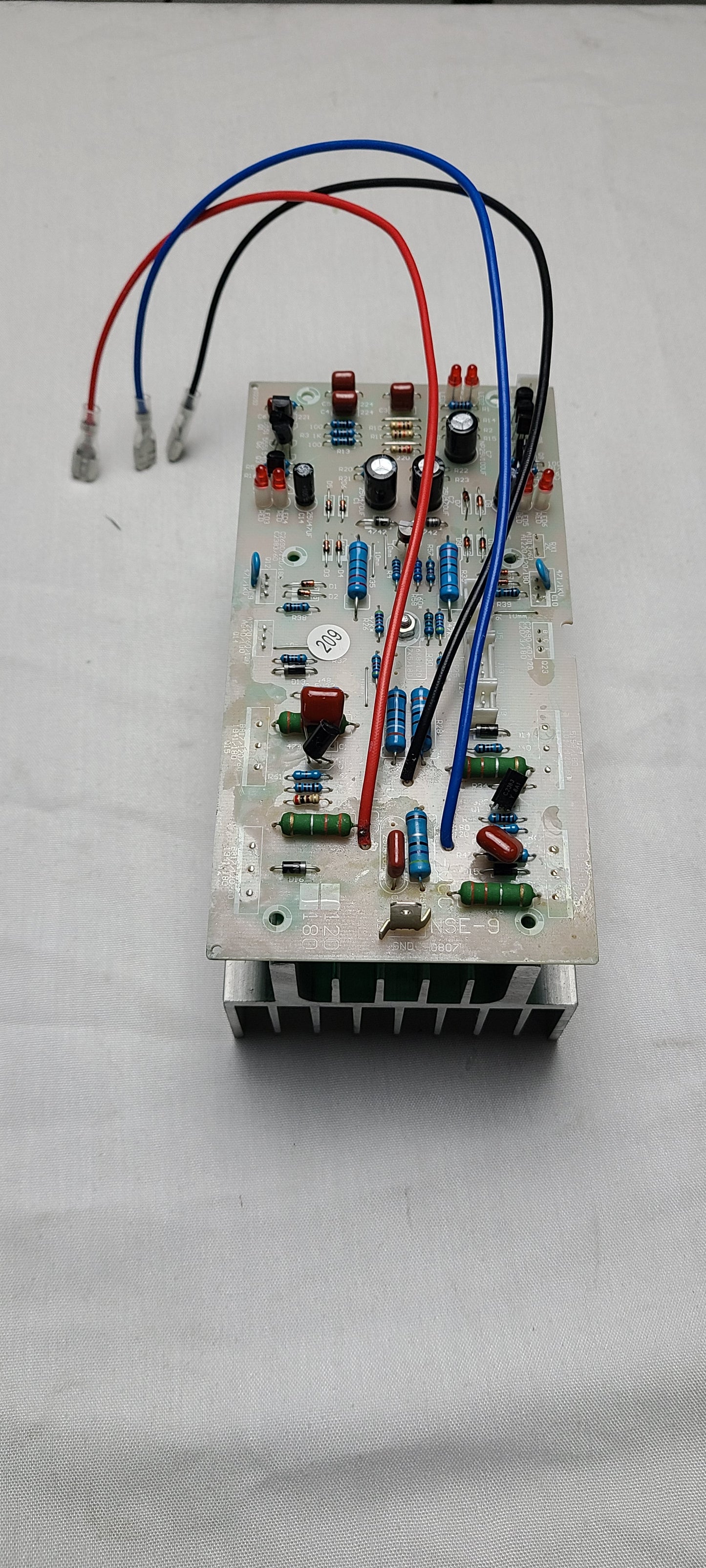 RCS180-6 Amp Board part (has the amp board and heatsink attached together