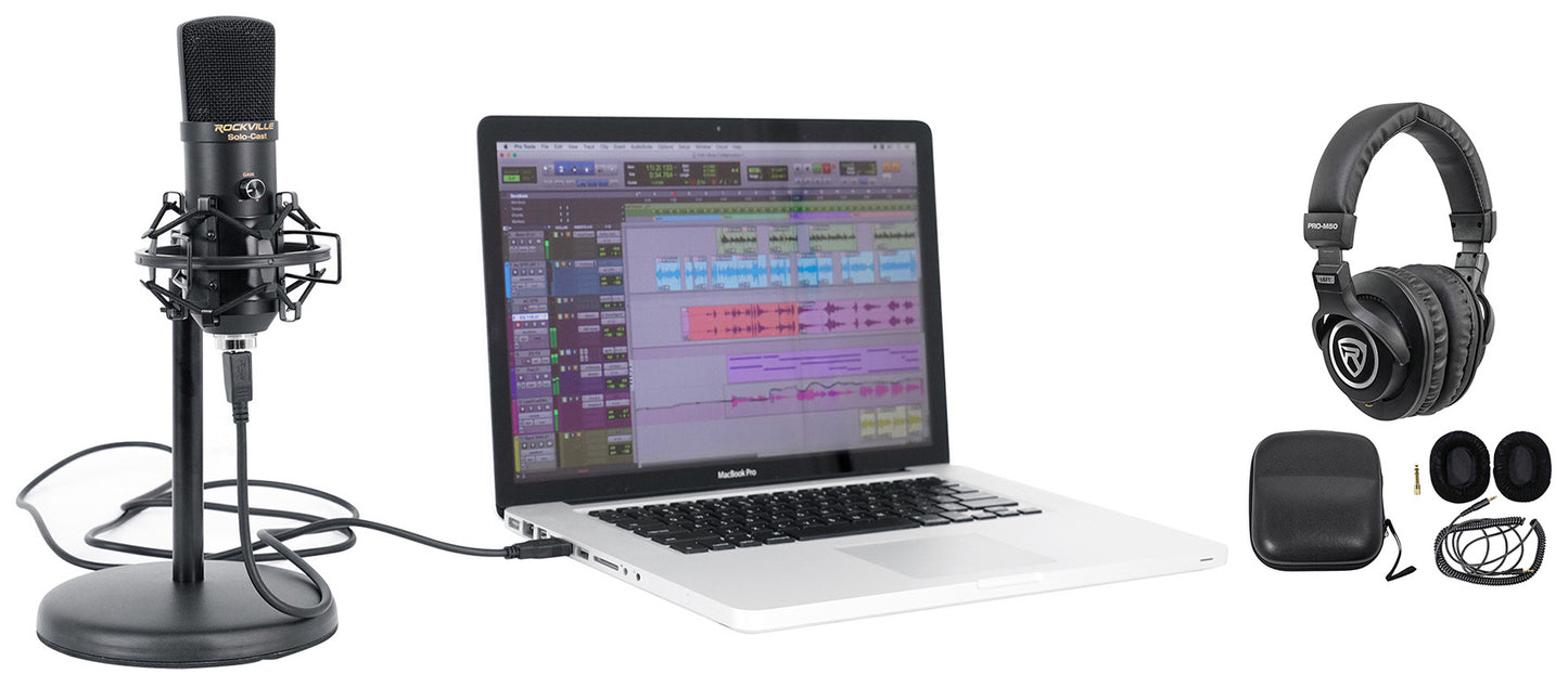 Solo-Cast + PRO‑M50 Headphones Bundle