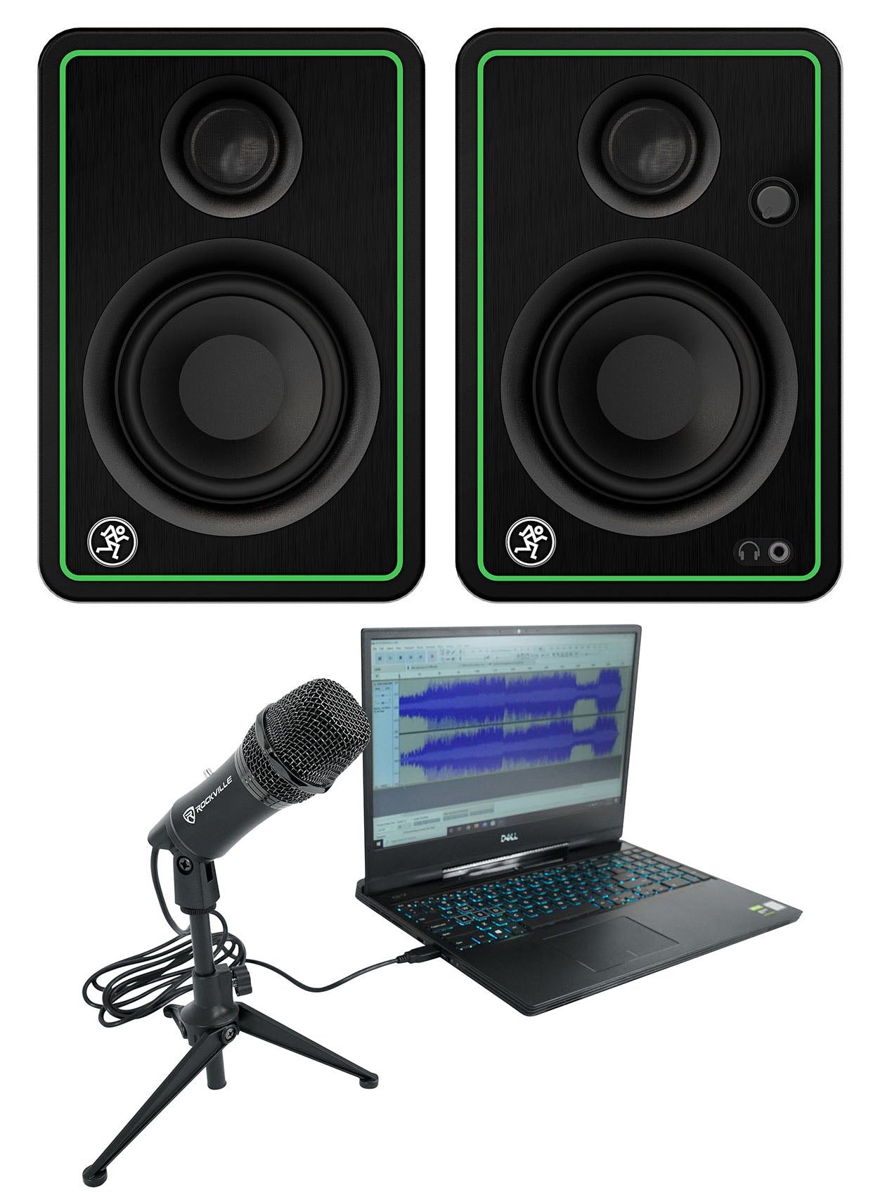 Z‑Stream USB Microphone + CR3‑X Studio Monitors Bundle