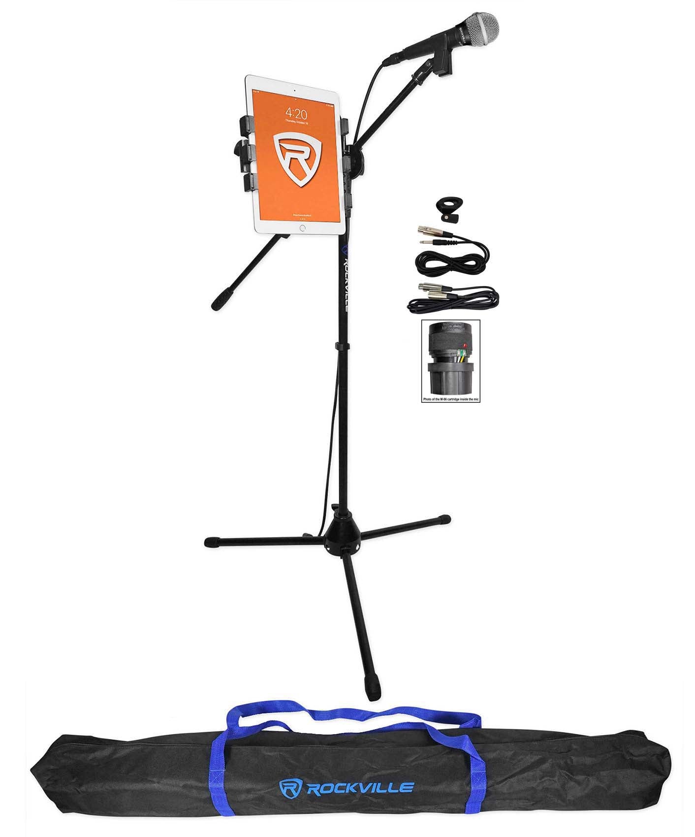 RVMIC5 Tripod Stand + RMC-XLR Wired Microphone Bundle