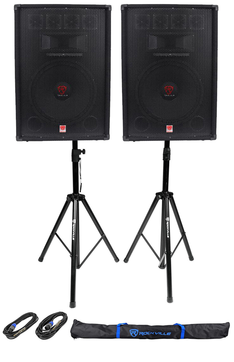 RSG15.4 2-Pack + Tripod Stands & Cables Bundle
