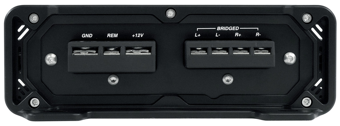 KICKER 48KMA1502 150 Watt 2-Channel Marine Boat Amplifier+Amp Kit KMA150.2