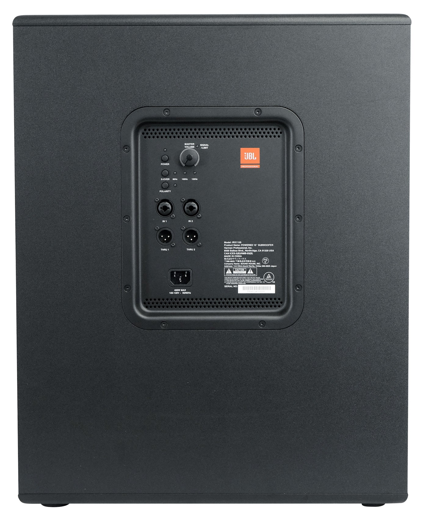 (2) JBL IRX108BT 8" 1000w Powered PA Speakers w/ Bluetooth+15" Powered Subwoofer